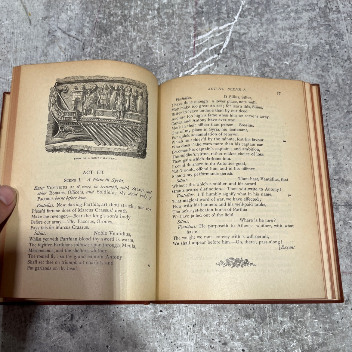 shakespeare's tragedy of antony and cleopatra book, by william j. rolfe, 1909 Hardcover image 4