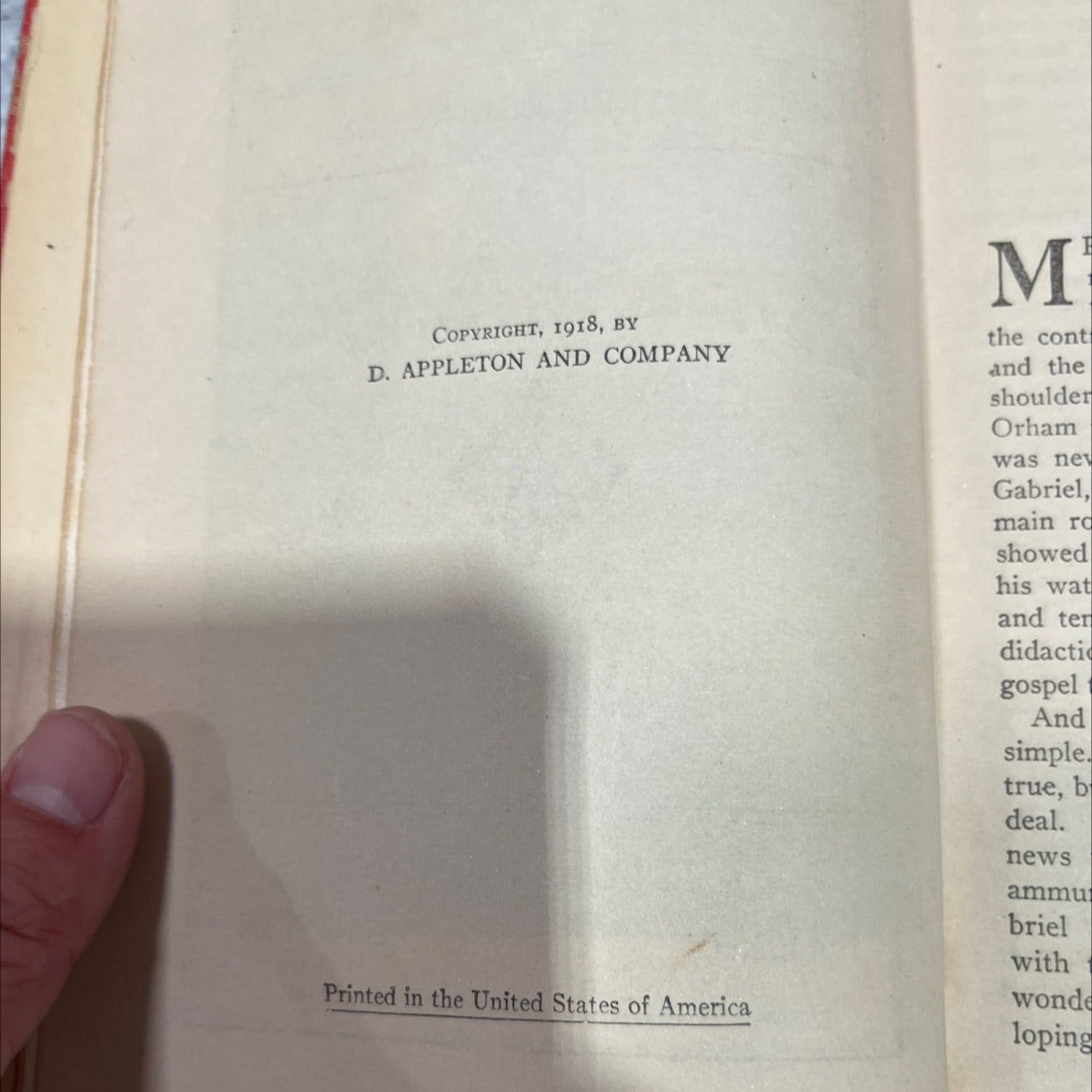 shavings book, by joseph c. lincoln, 1918 Hardcover image 3