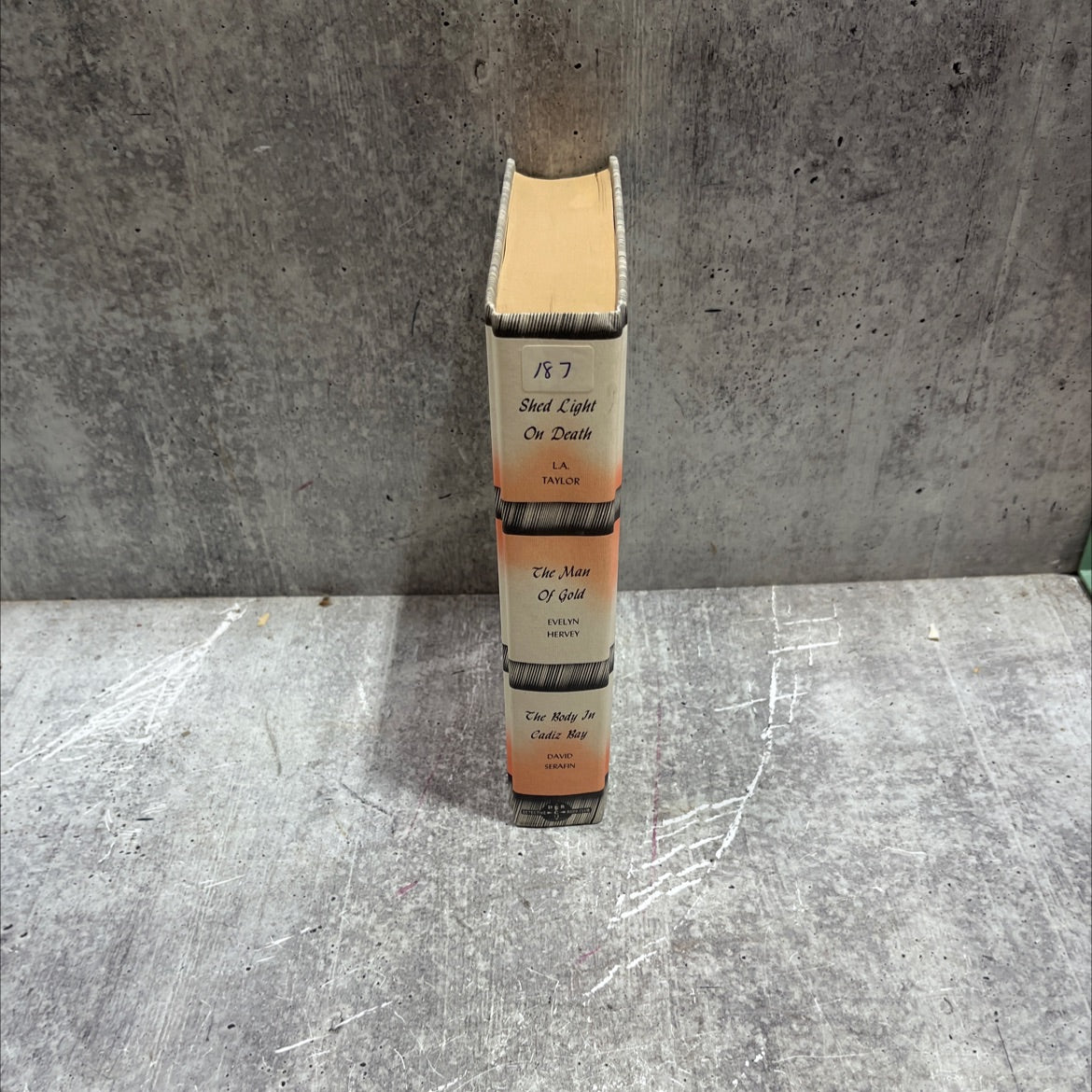 shed light on death book, by l. a. taylor, 1985 Hardcover image 4