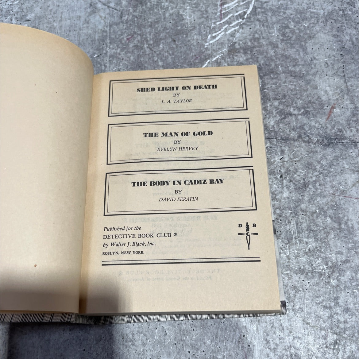 shed light on death book, by l. a. taylor, 1985 Hardcover image 2