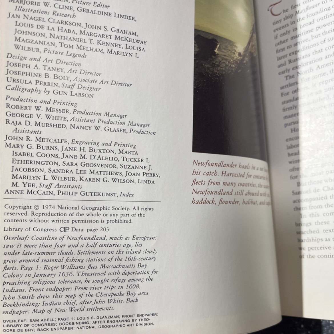 shores america's beginnings book, by tee loftin snell, 1974 Hardcover image 3