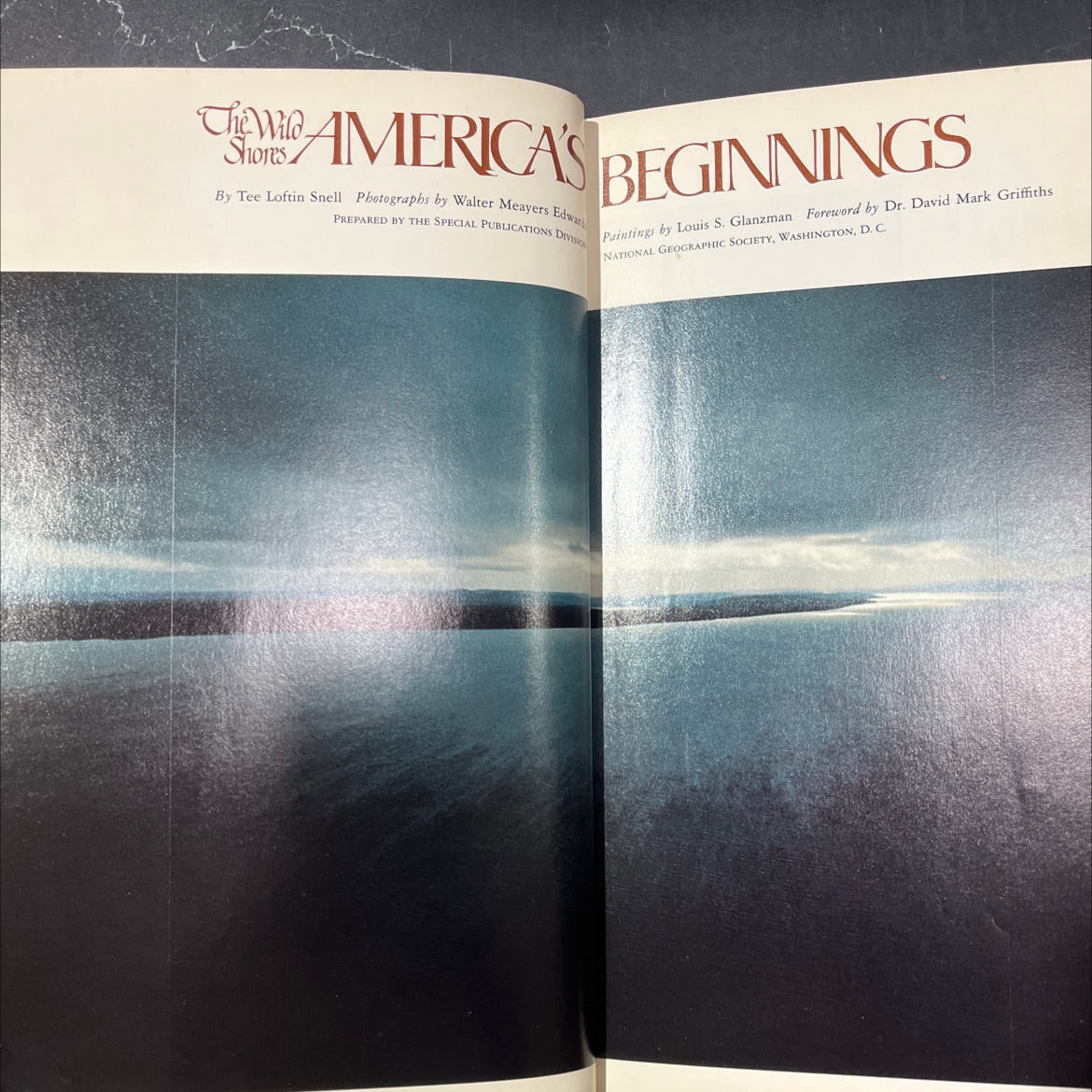 shores america's beginnings book, by tee loftin snell, 1974 Hardcover image 2