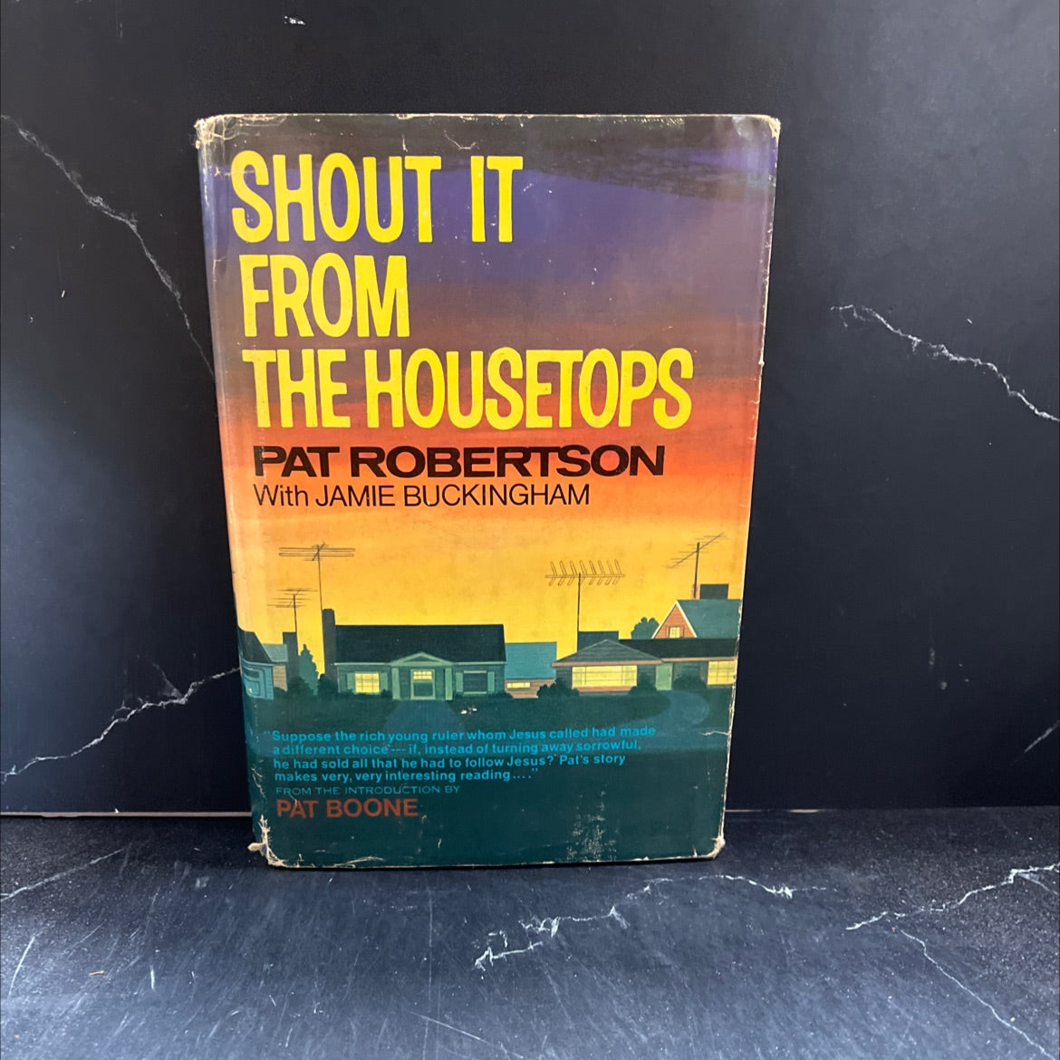 shout it from the housetops book, by pat robertson with jamie buckingham, 1972 Hardcover image 1