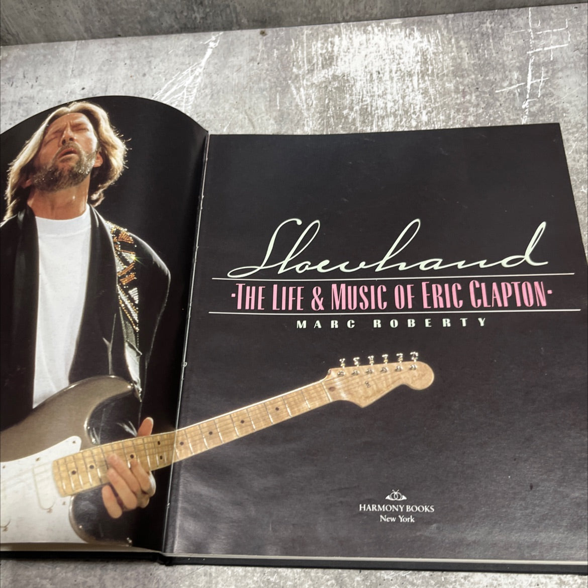 showhand: the life and music of eric clapton book, by marc roberty, 1991 Hardcover image 2