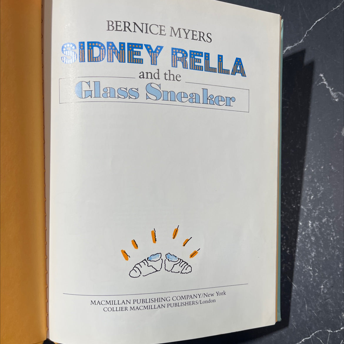 sidney rella and the glass sneaker book, by bernice myers, 1985 Hardcover image 2