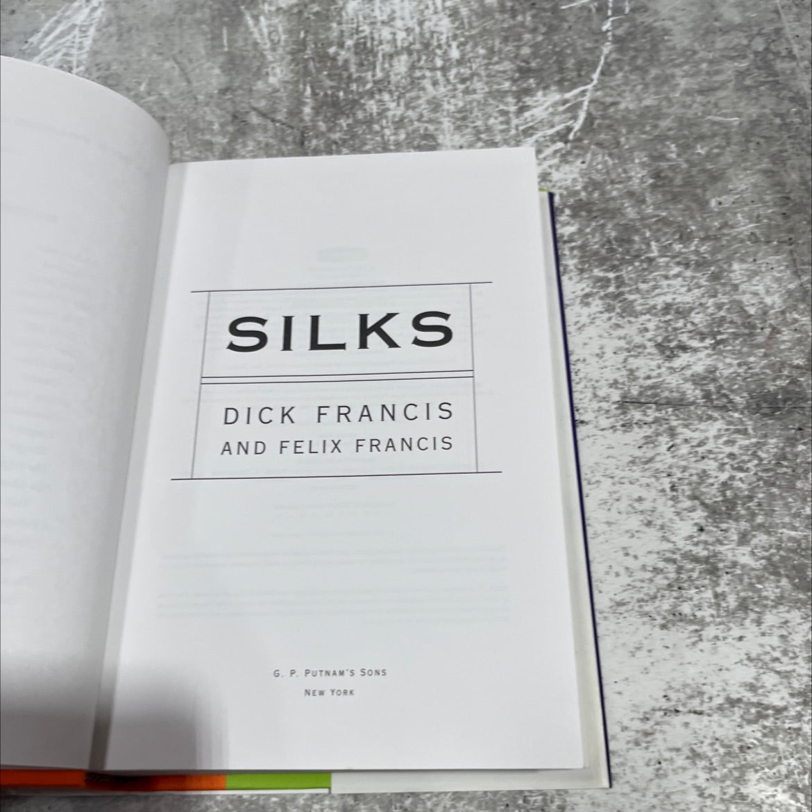 silks book, by dick francis and felix francis, 2008 Hardcover image 2
