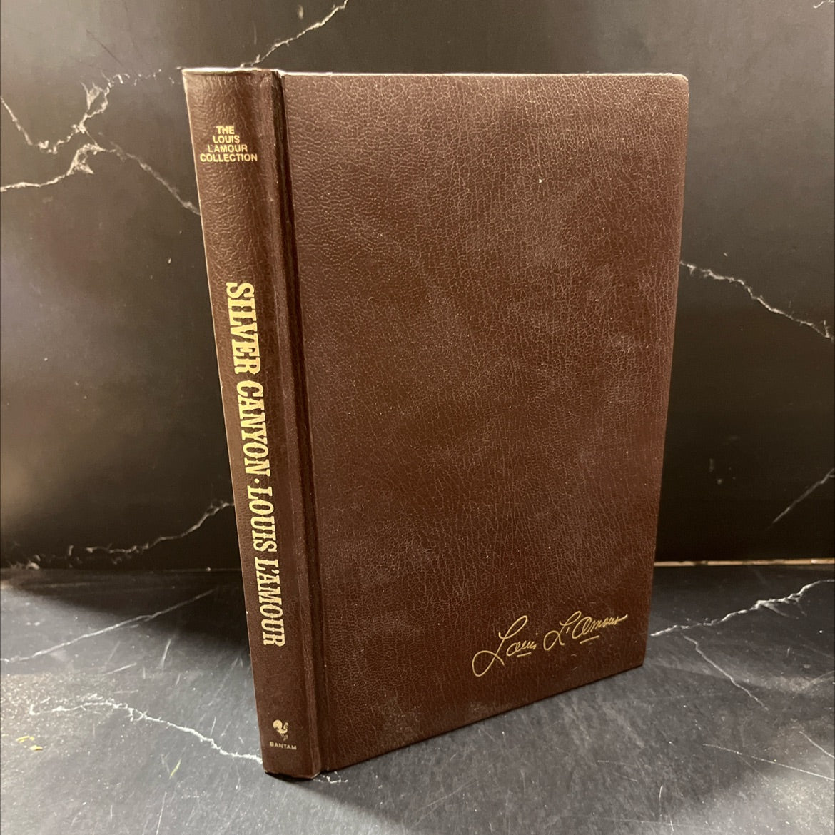 silver canyon book, by louis l'amour, 1981 Leather image 1