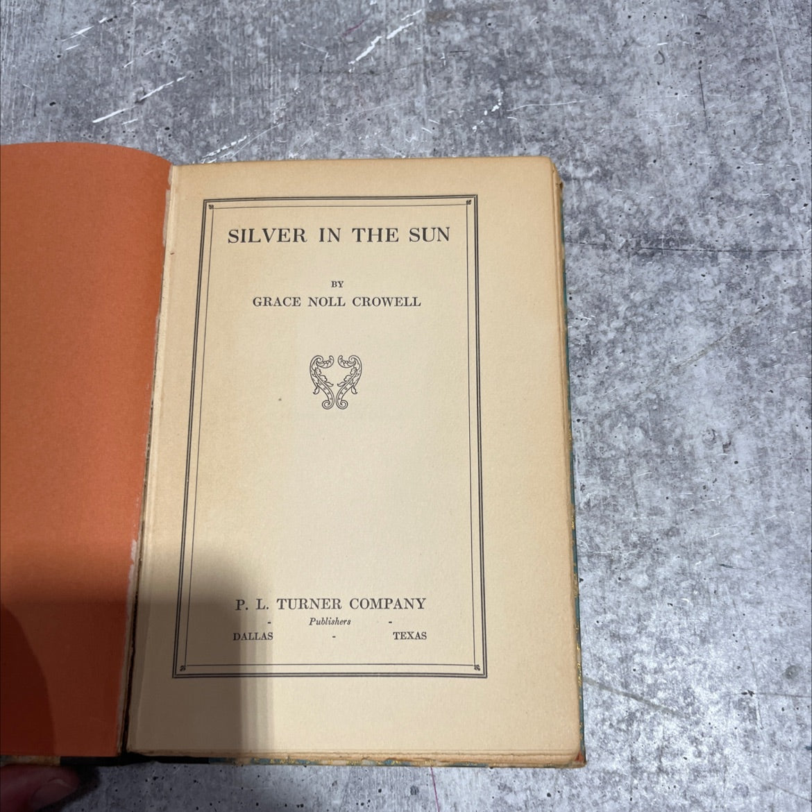 silver in the sun book, by grace noll crowell, 1928 Hardcover image 2