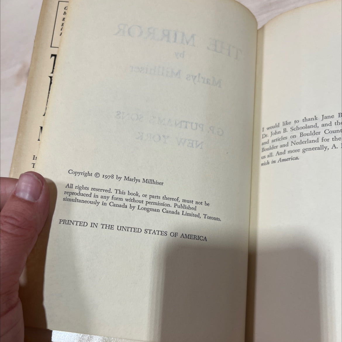 sim et the mirror book, by Marlys Millhiser, 2002 Hardcover image 3