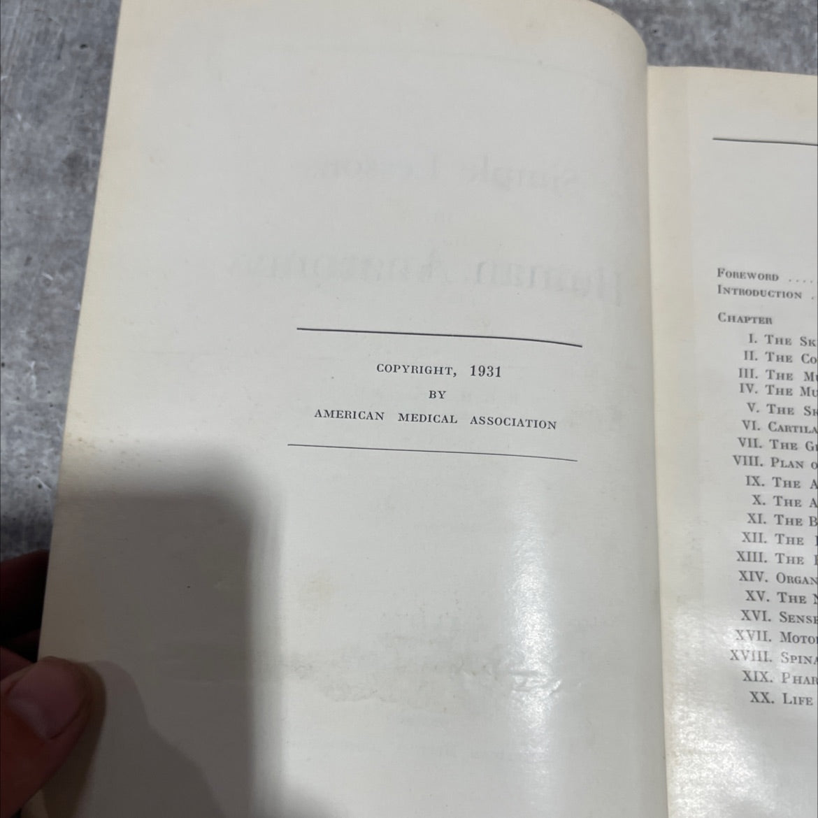 simple lessons in human anatomy book, by b. c. h. harvey, m.d., 1931 Hardcover image 3