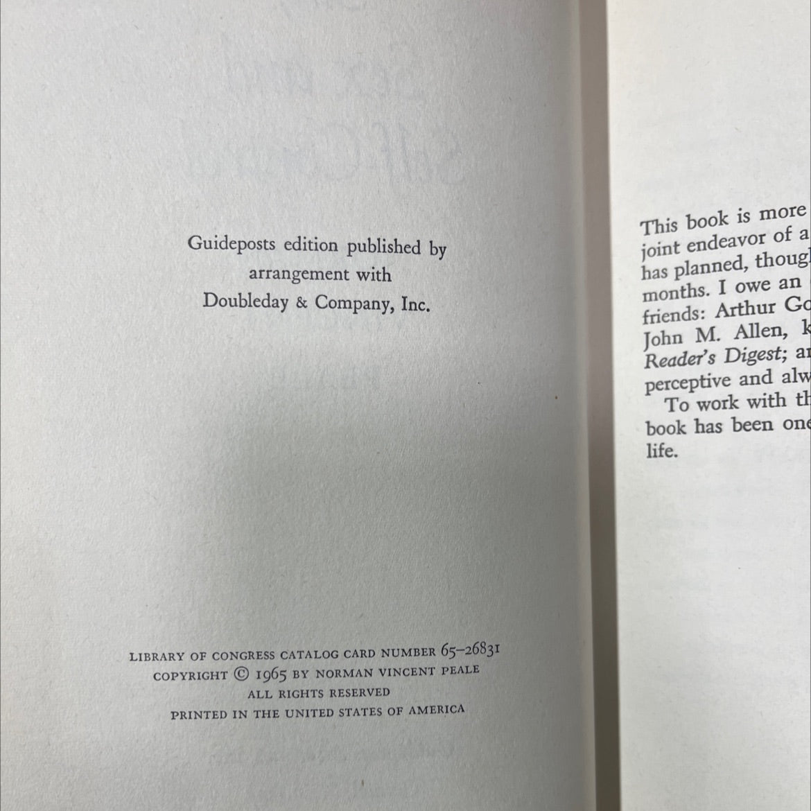 sin, sex and self-control book, by norman vincent peale, 1966 Hardcover image 3