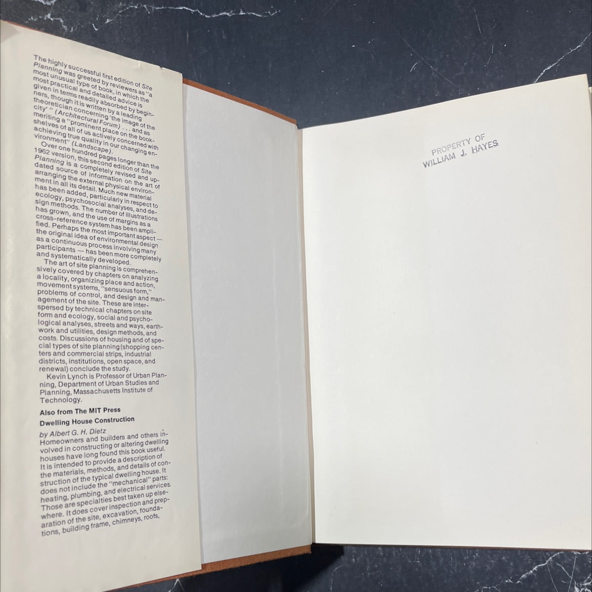 site planning book, by kevin lynch, 1971 Hardcover image 4
