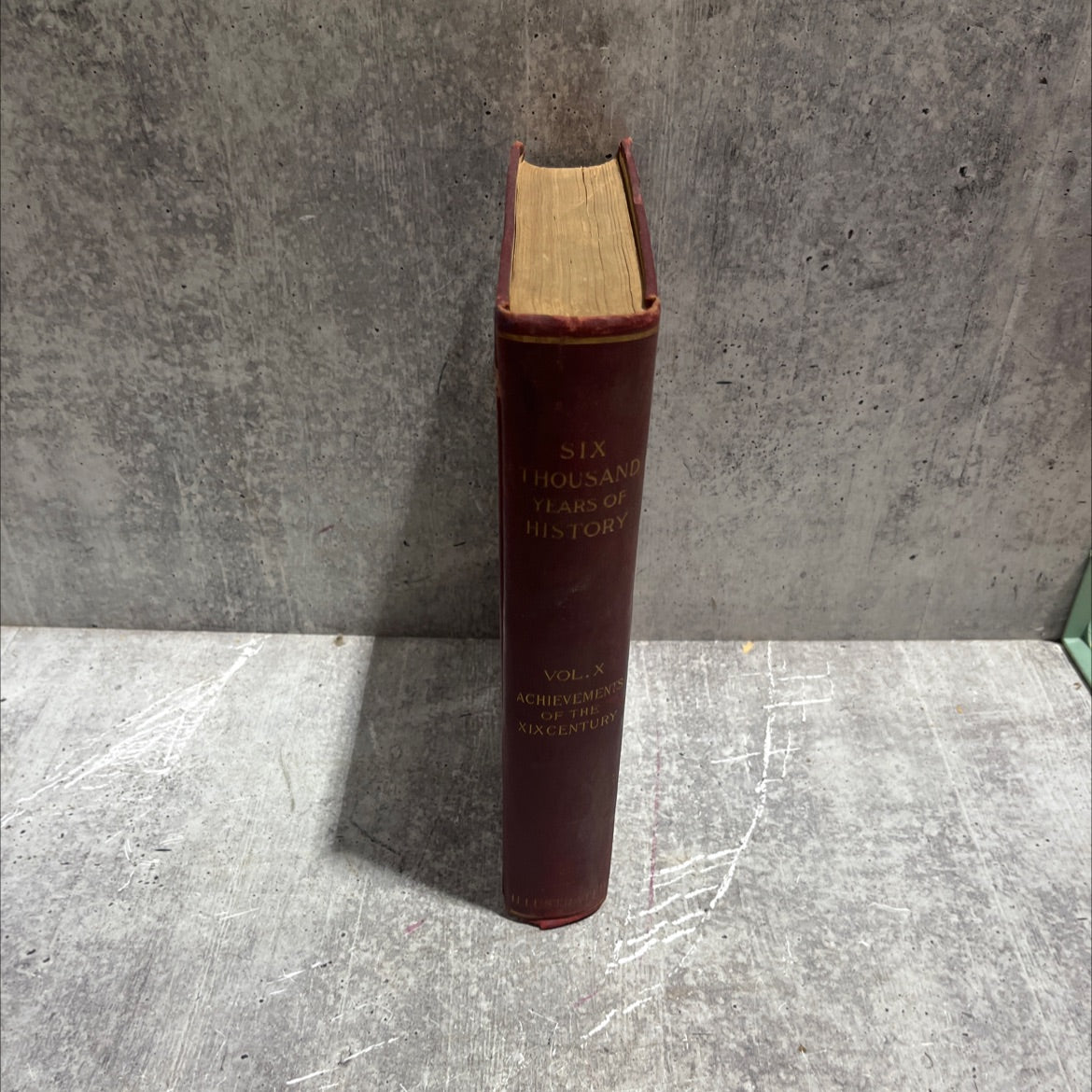 six thousand years of history book, by edgar sanderson, 1906 Hardcover image 4