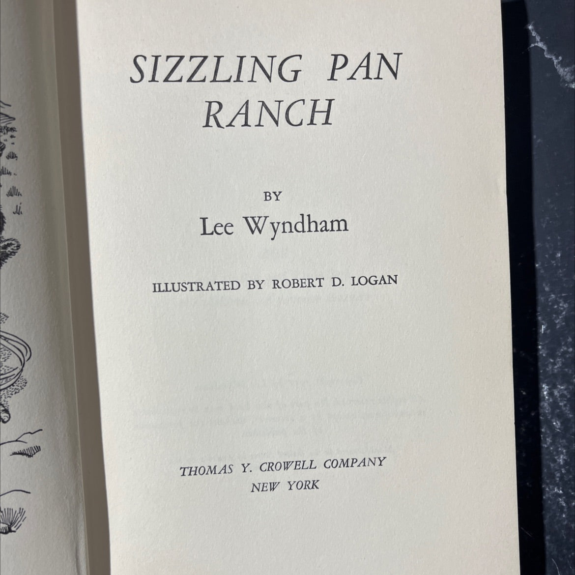 sizzling pan ranch book, by Lee Wyndham, 1951 Hardcover image 2