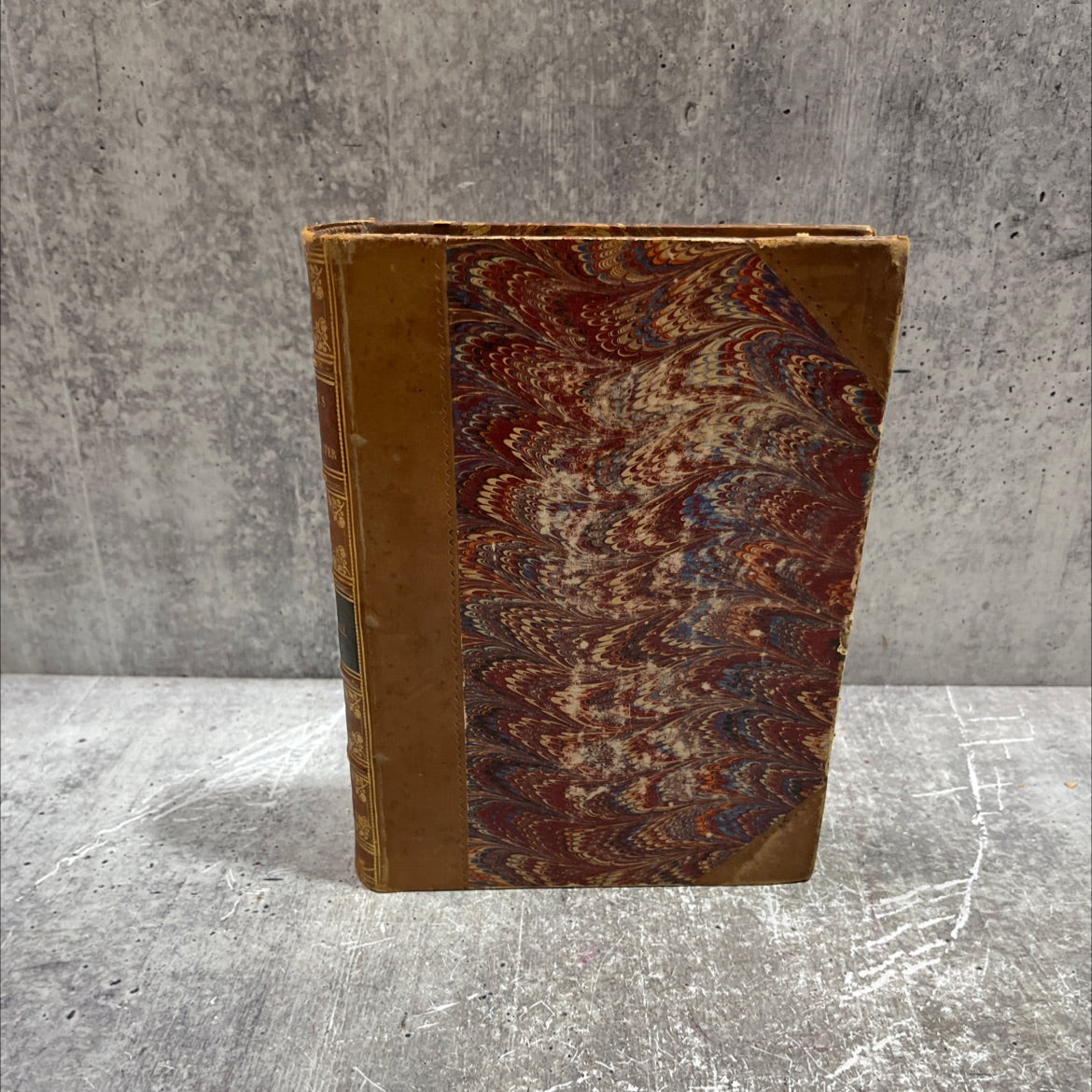 sketches irish character book, by mrs. s. c. hall, unknown Leather image 1