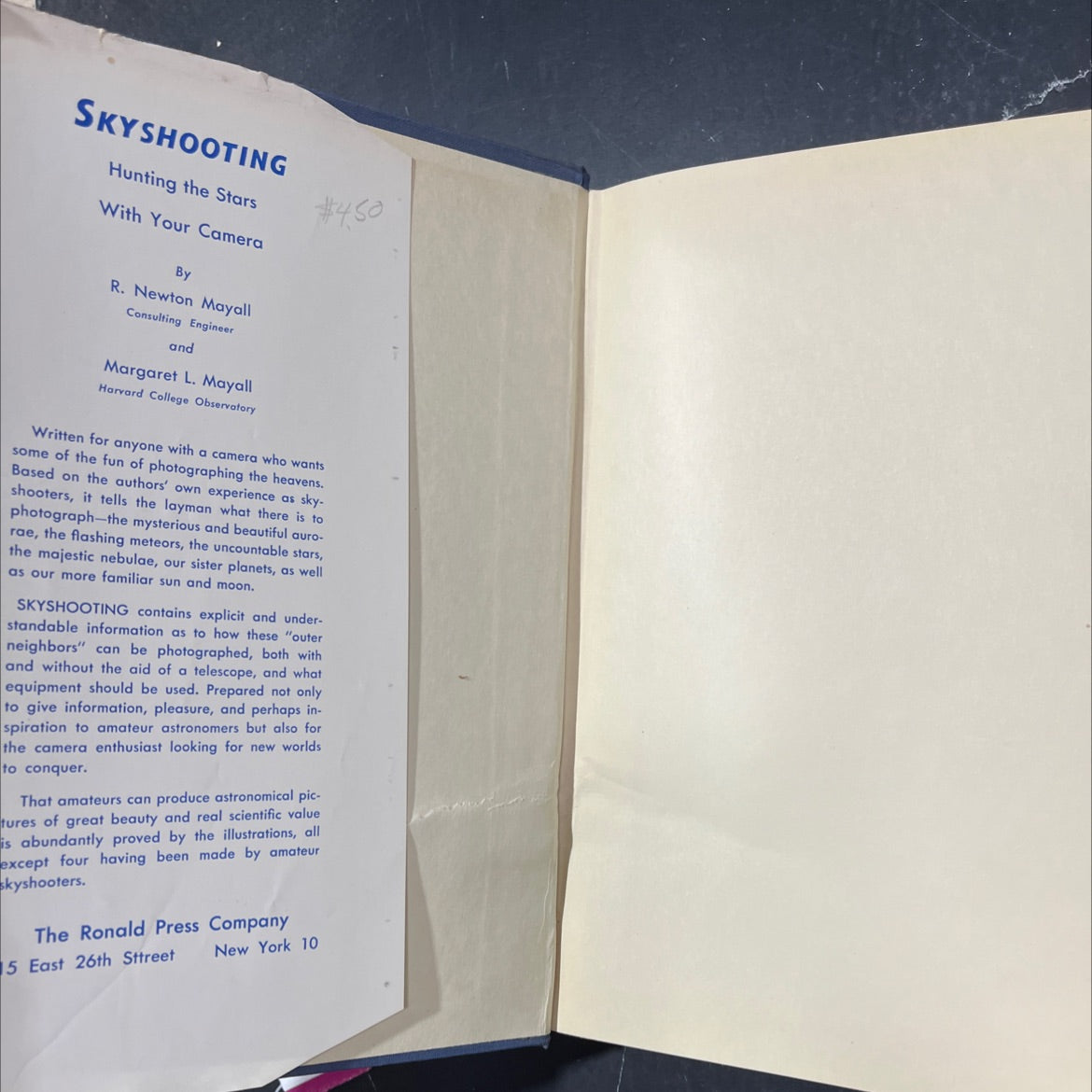 skyshooting hunting the stars with your camera book, by r. newton mayall, margaret l. mayall, 1949 Hardcover image 4
