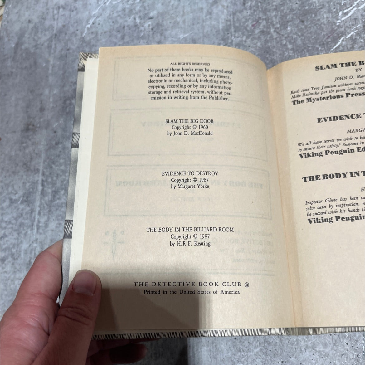 slam the big door book, by john d. macdonald, 1960 Hardcover image 3