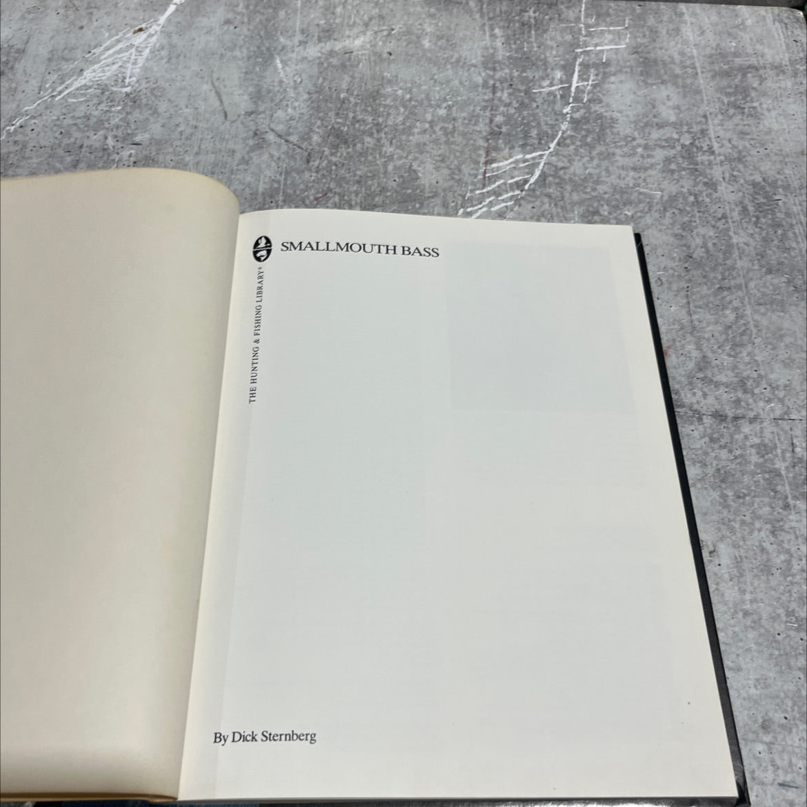 smallmouth bass book, by dick sternberg, 1986 Hardcover image 2