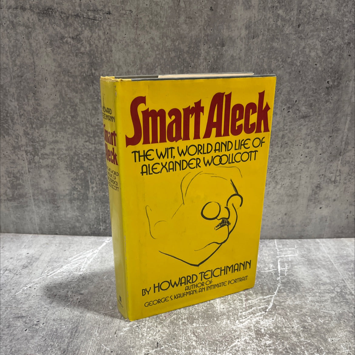 smart aleck: the wit, world, and life of alexander woollcott book, by howard teichmann, 1976 Hardcover image 1