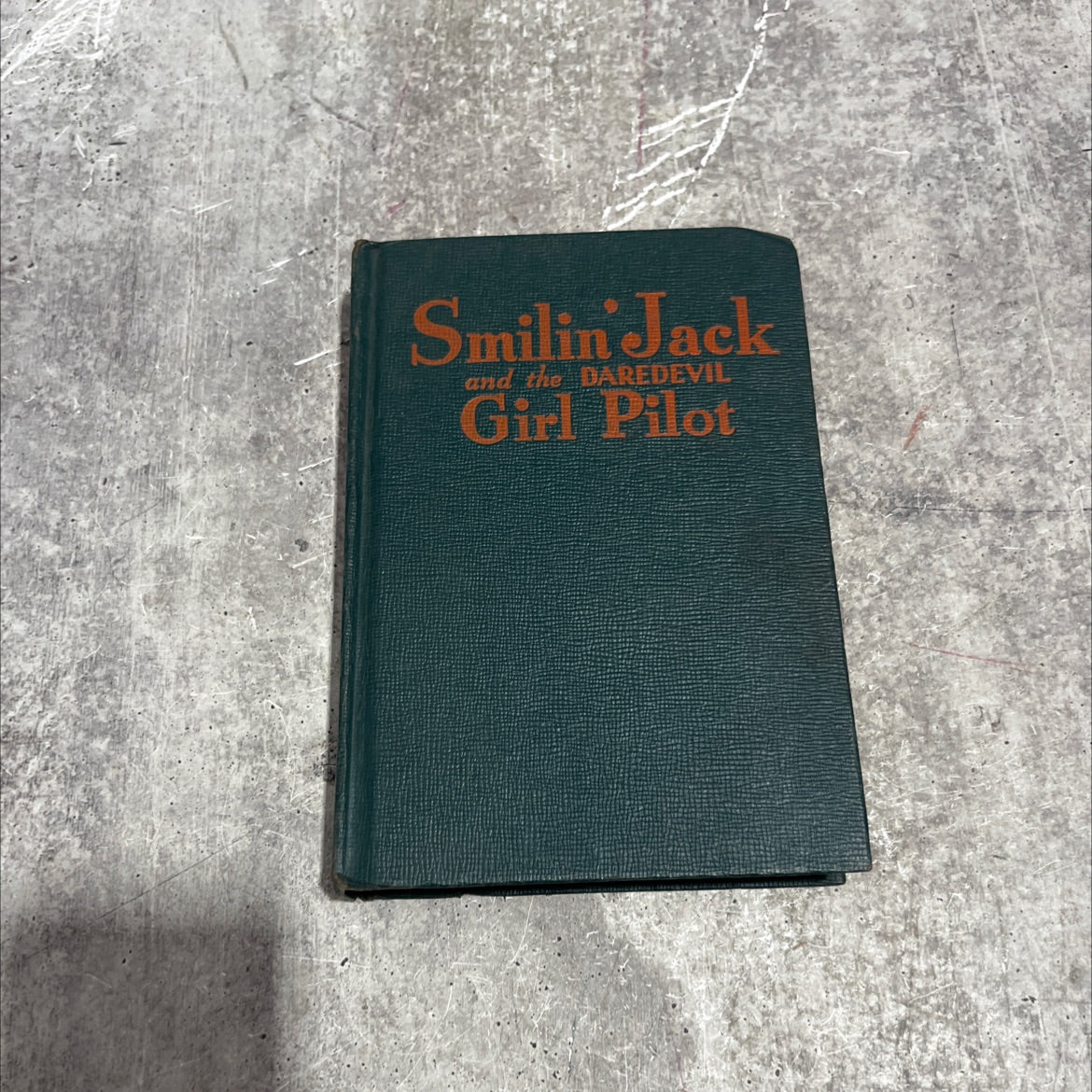 smilin' jack and the daredevil girl pilot book, by zack mosley, 1942 Hardcover image 1