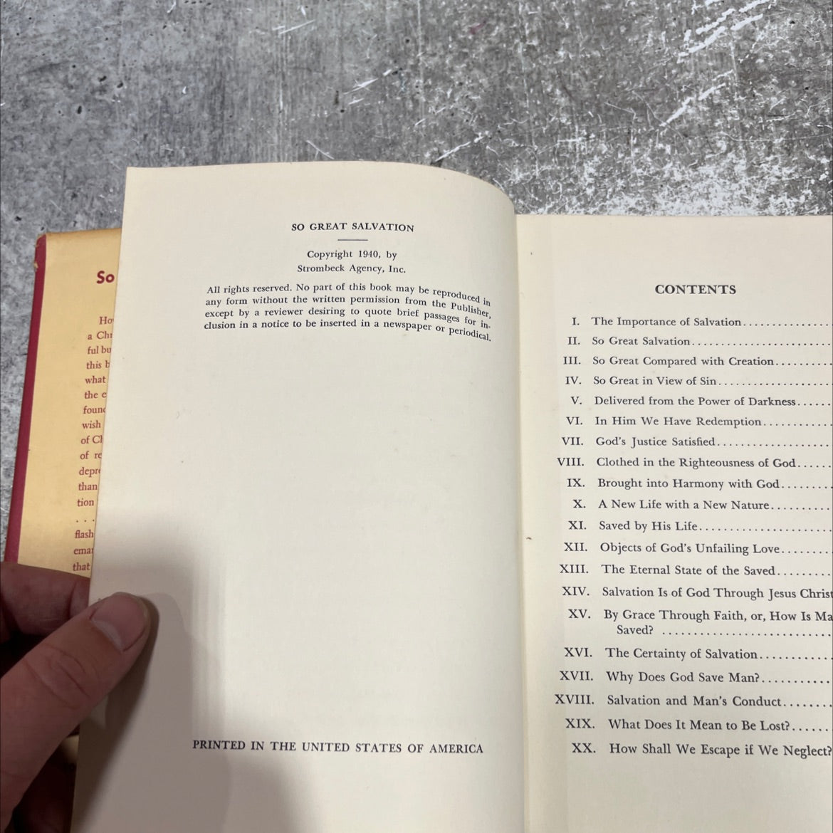 so great salvation book, by j. f. strombeck, 1955 Hardcover image 3