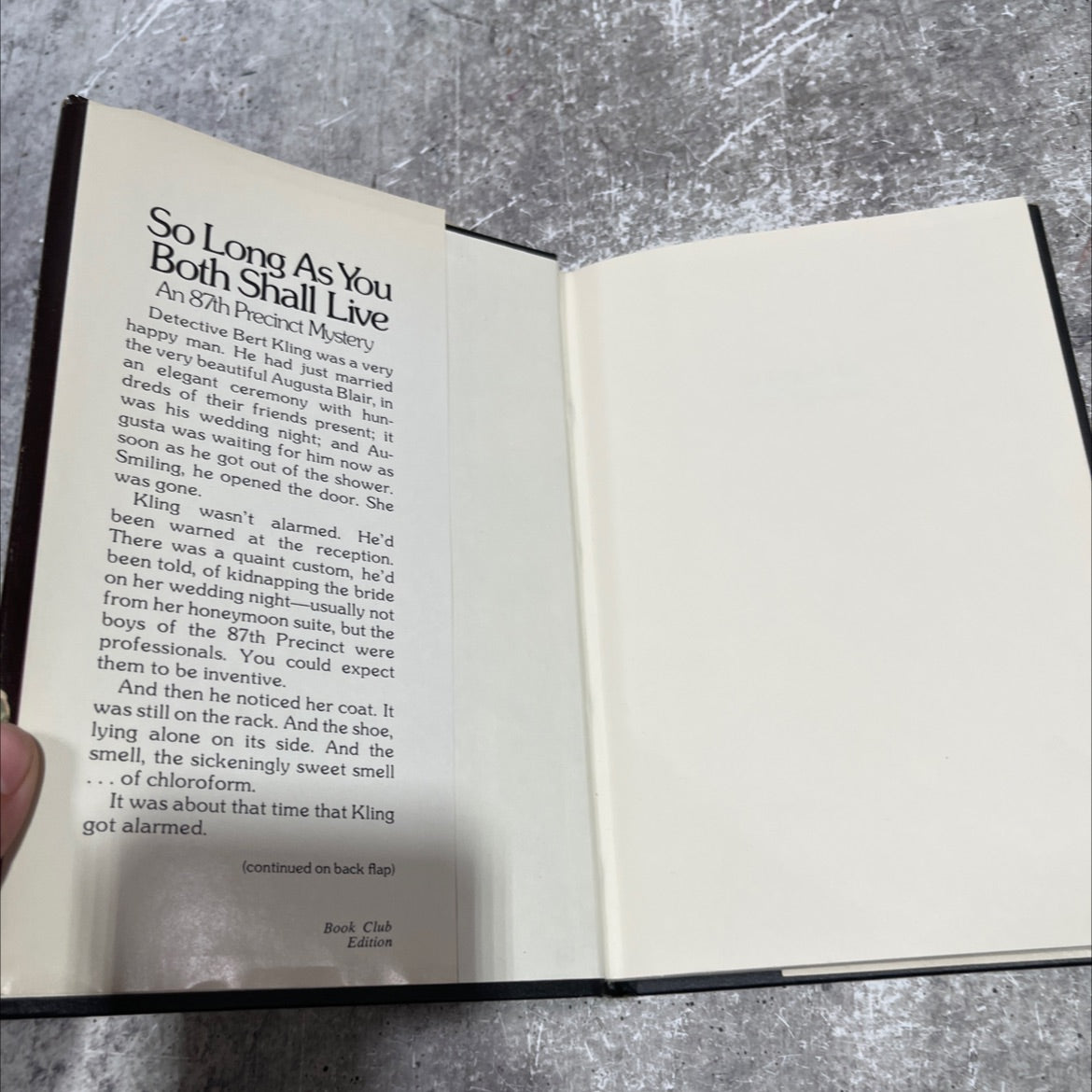so long as you both shall live book, by ed mcbain, 1976 Hardcover image 4