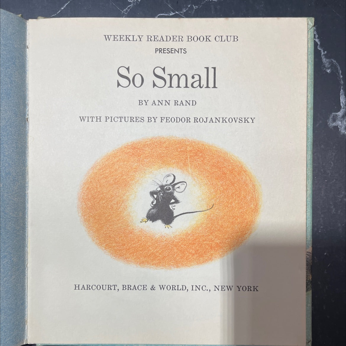 so small book, by ann rand, 1962 Hardcover image 2