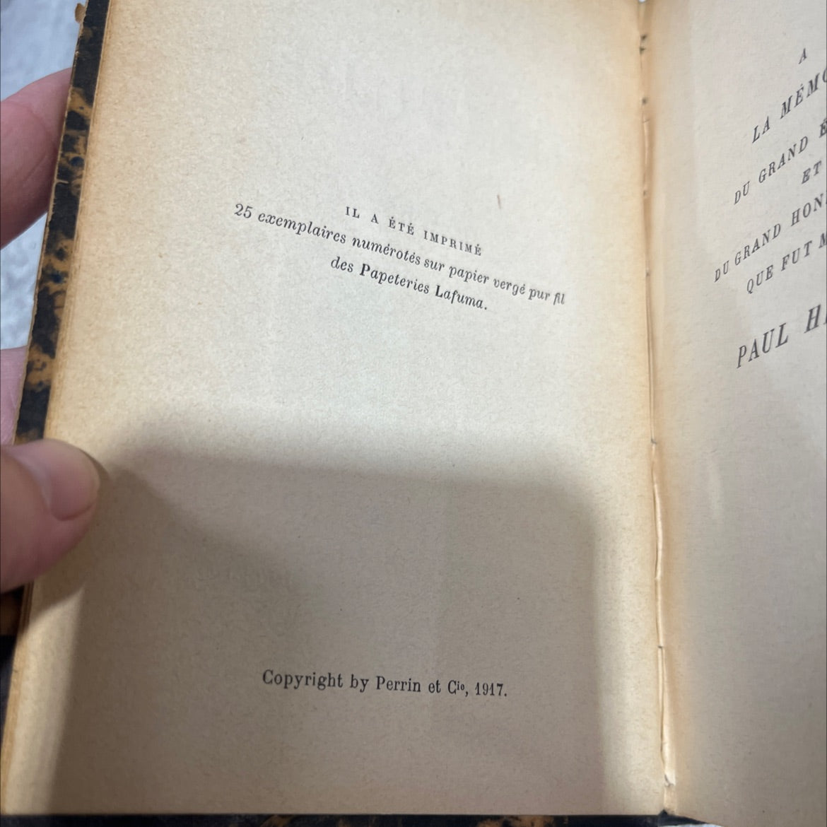 solitudes book, by édouard estaunié, 1917 Leather image 3