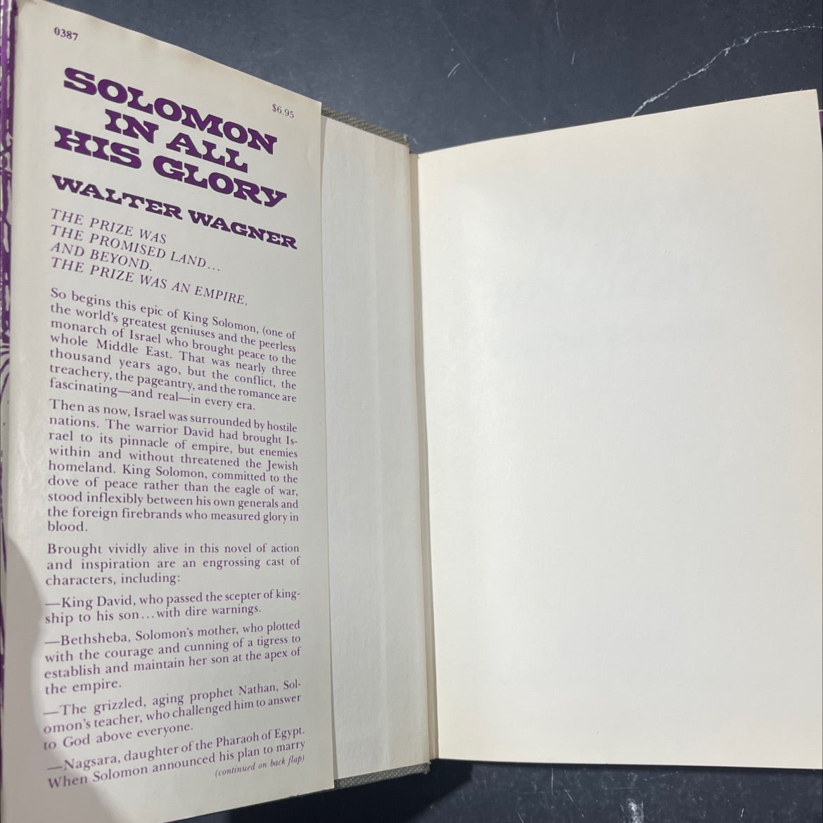 solomon in all his glory book, by walter wagner, 1974 Hardcover image 4