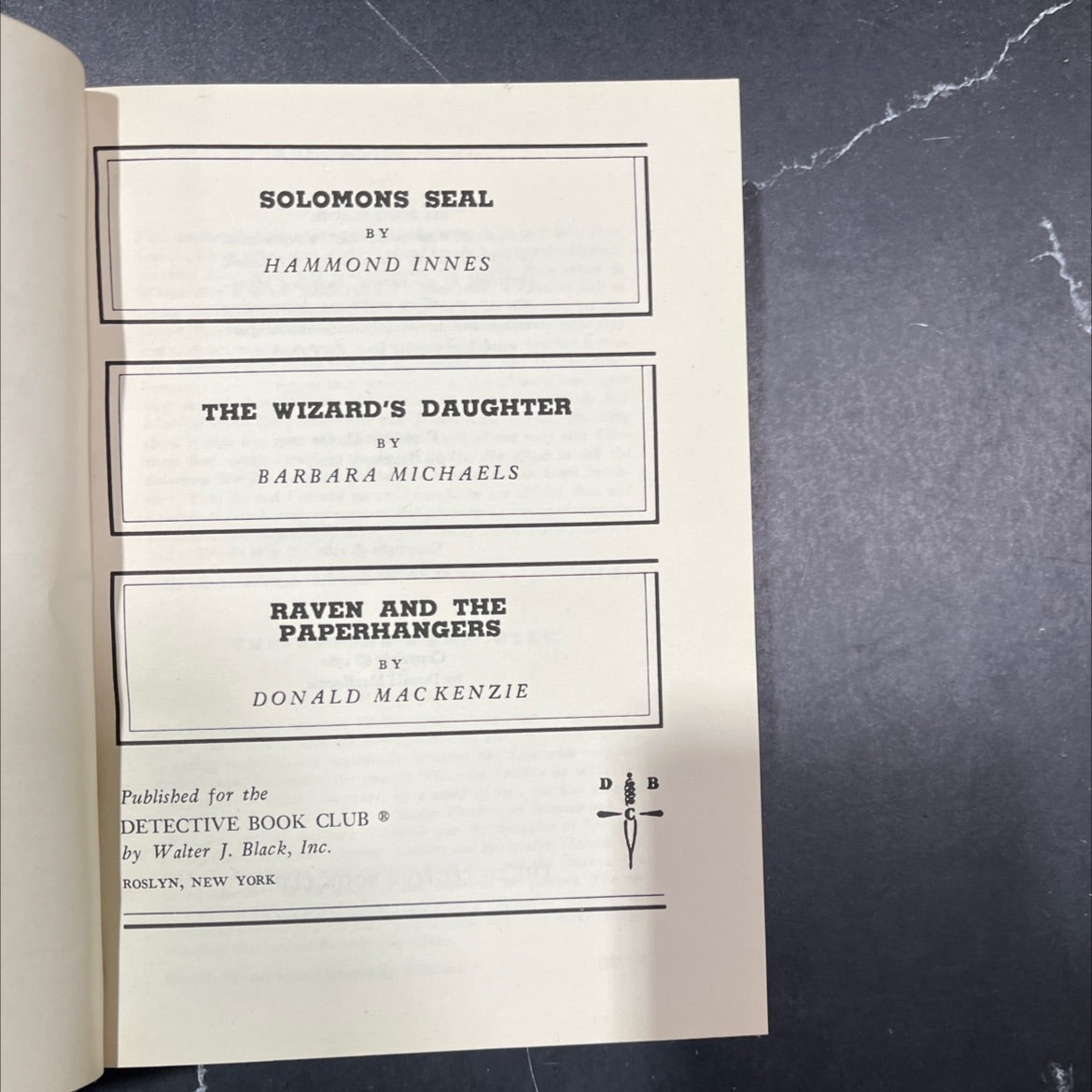 solomons seal book, by hammond innes, 1980 Hardcover image 2