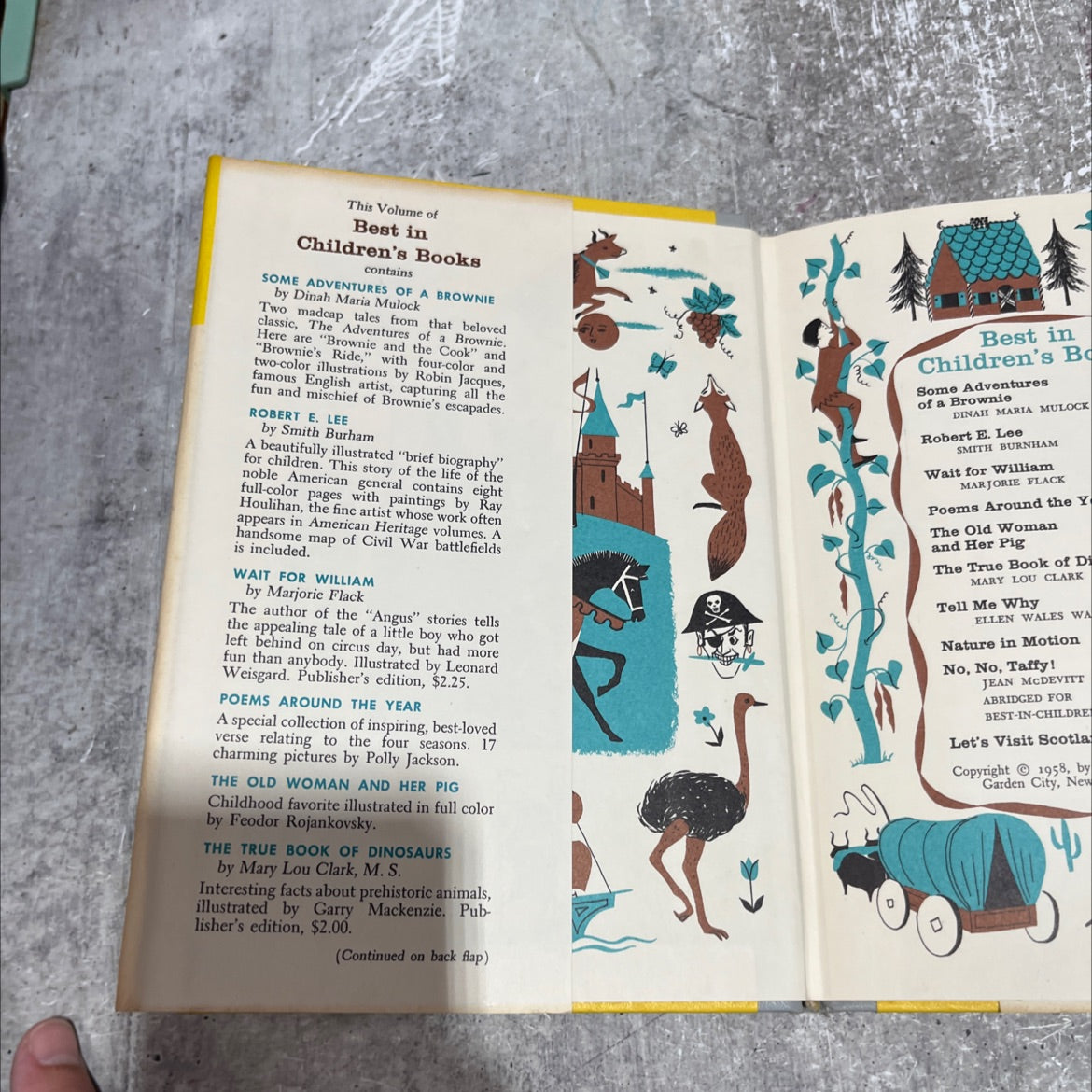 some adventures of a brownie book, by dinah maria mulock, 1958 Hardcover image 3