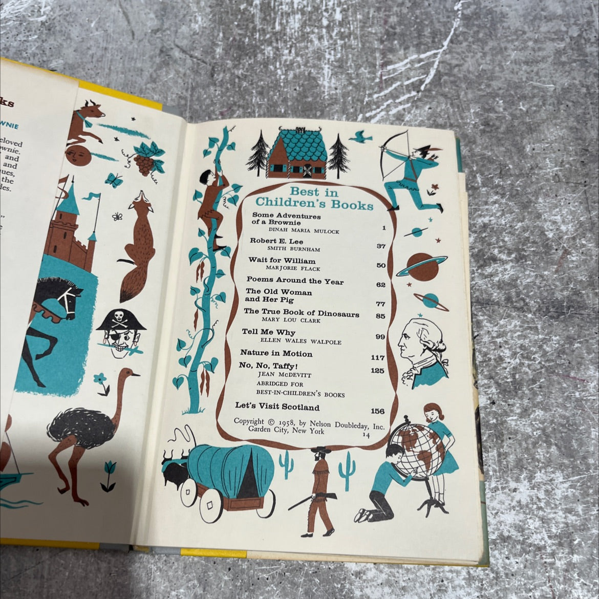 some adventures of a brownie book, by dinah maria mulock, 1958 Hardcover image 2