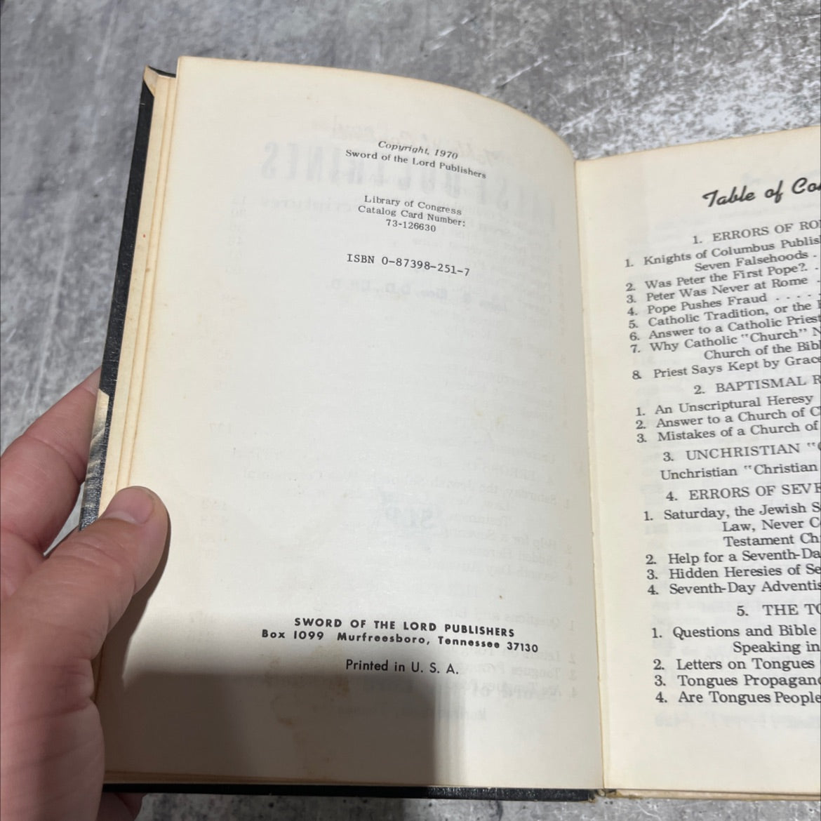 some serious, popular false doctrines answered from the scriptures book, by john r. rice, d.d., litt. d., 1970 Hardcover image 3