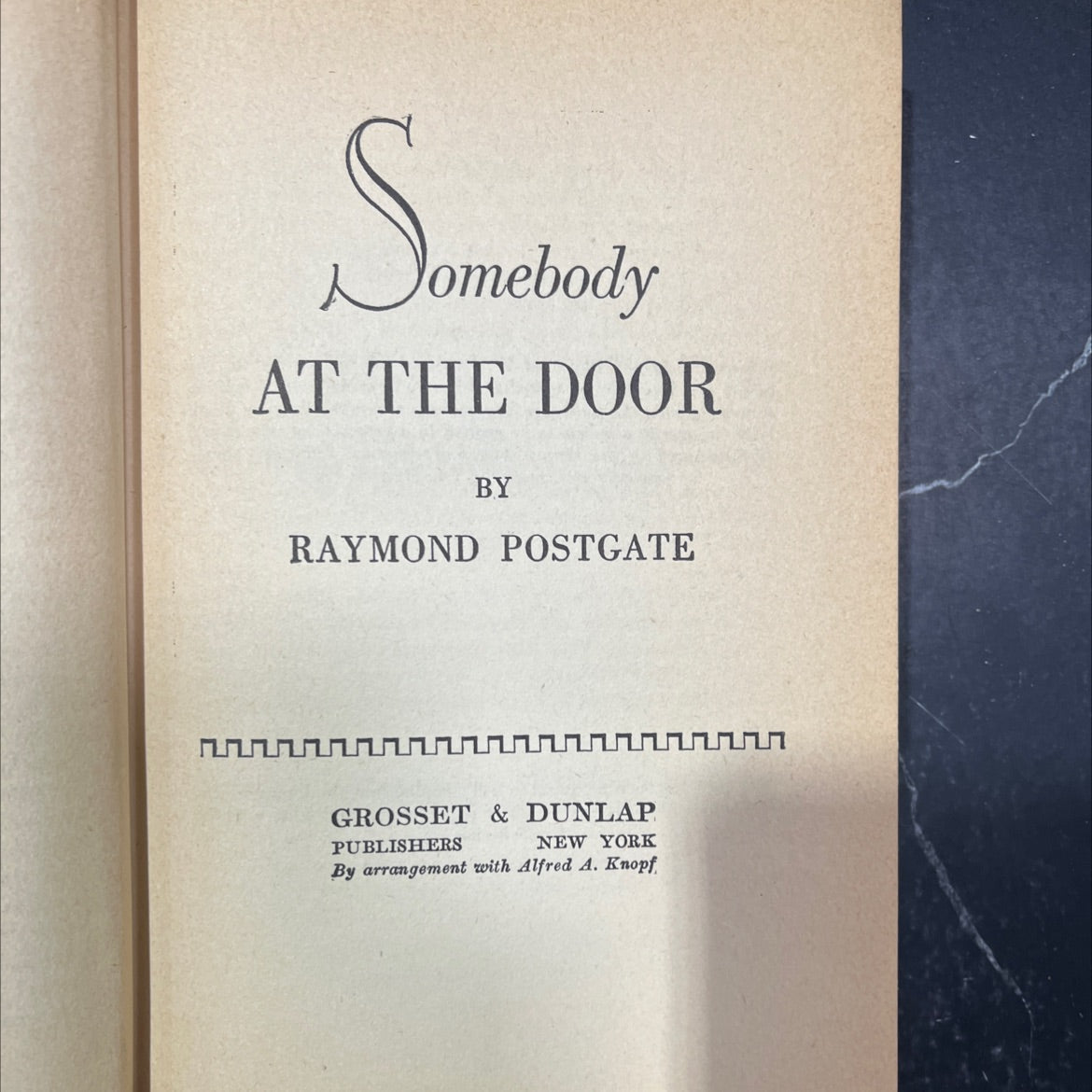 somebody at the door book, by raymond postgate, 1943 Hardcover image 2