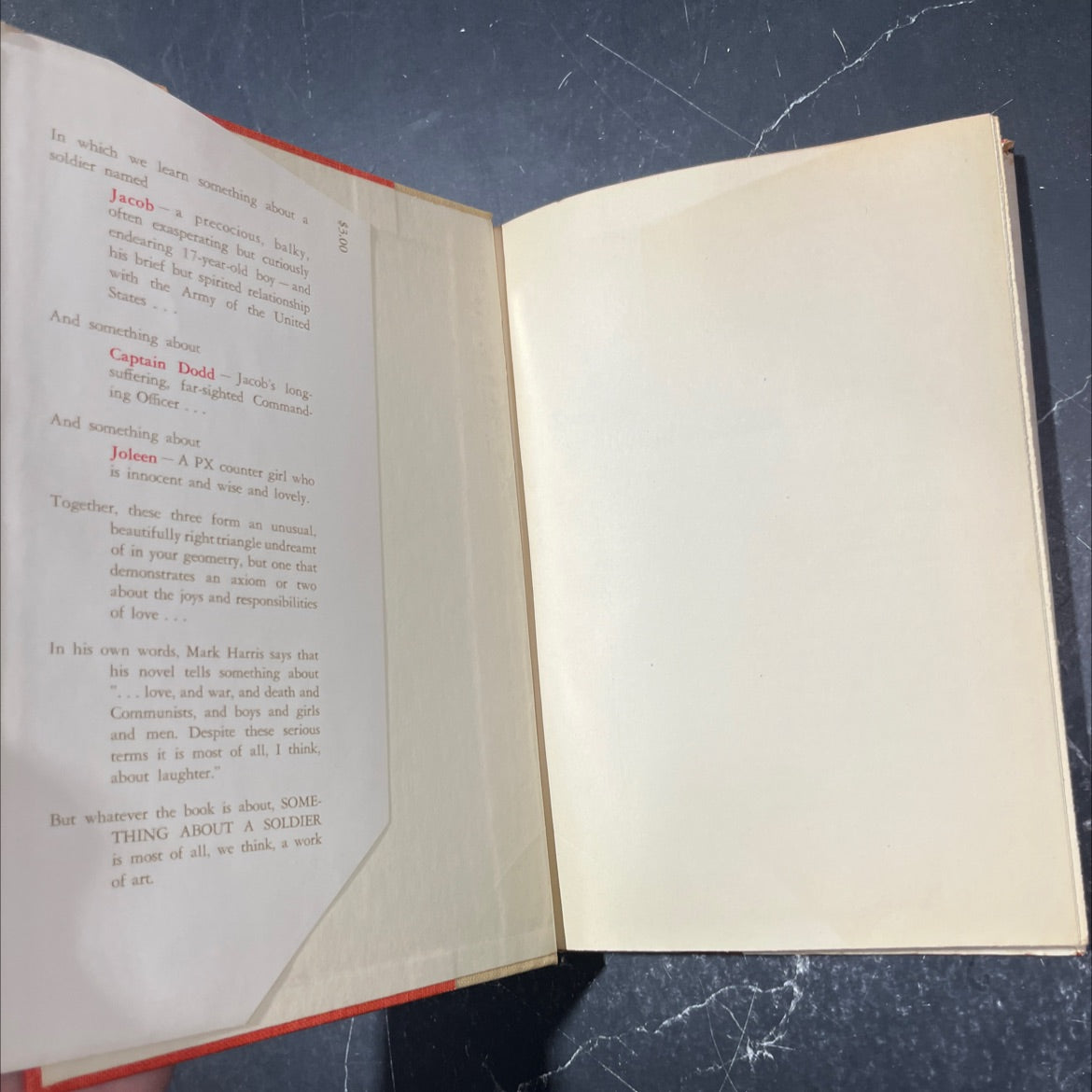 something about a soldier book, by mark harris, 1957 Hardcover image 4
