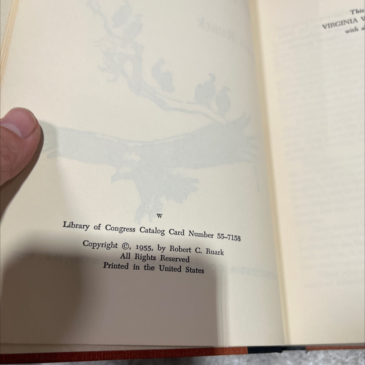 something of value book, by robert ruark, 1955 Hardcover image 3