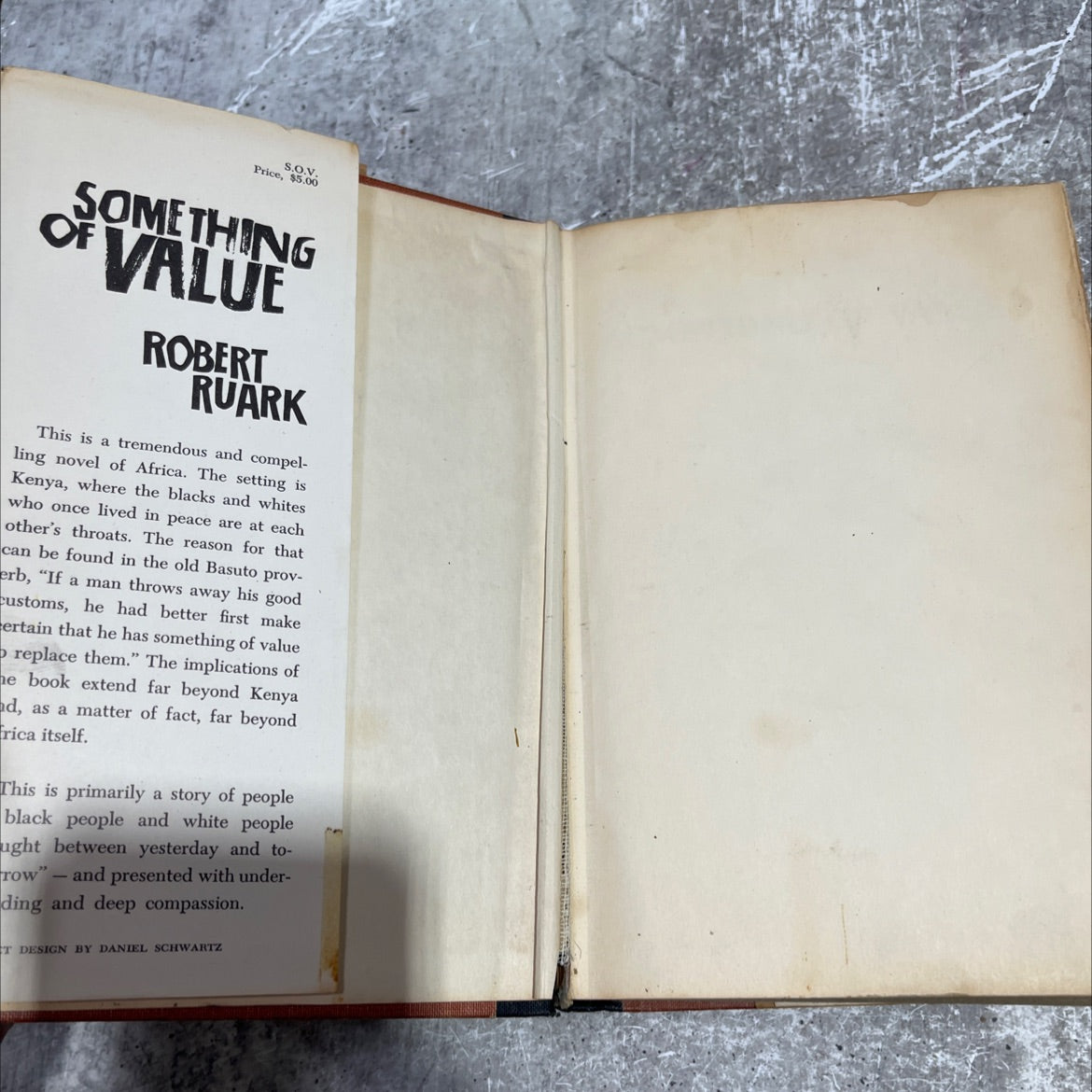 something of value book, by robert ruark, 1955 Hardcover, First Edition, Vintage image 4