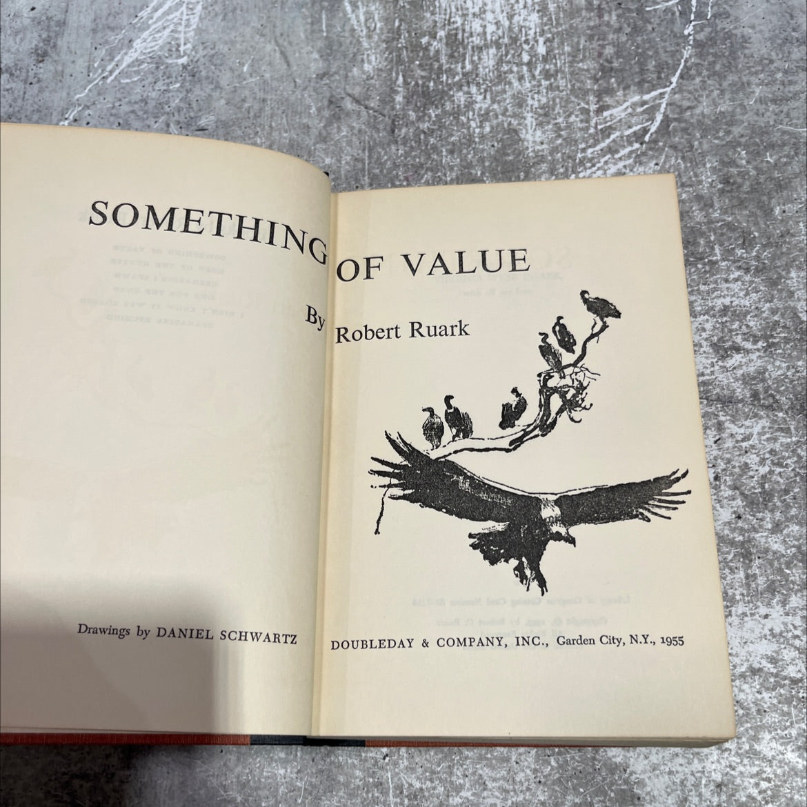 something of value book, by robert ruark, 1955 Hardcover image 2