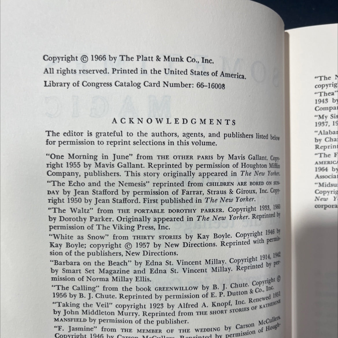 sometimes magic book, by unknown, 1966 Hardcover image 3