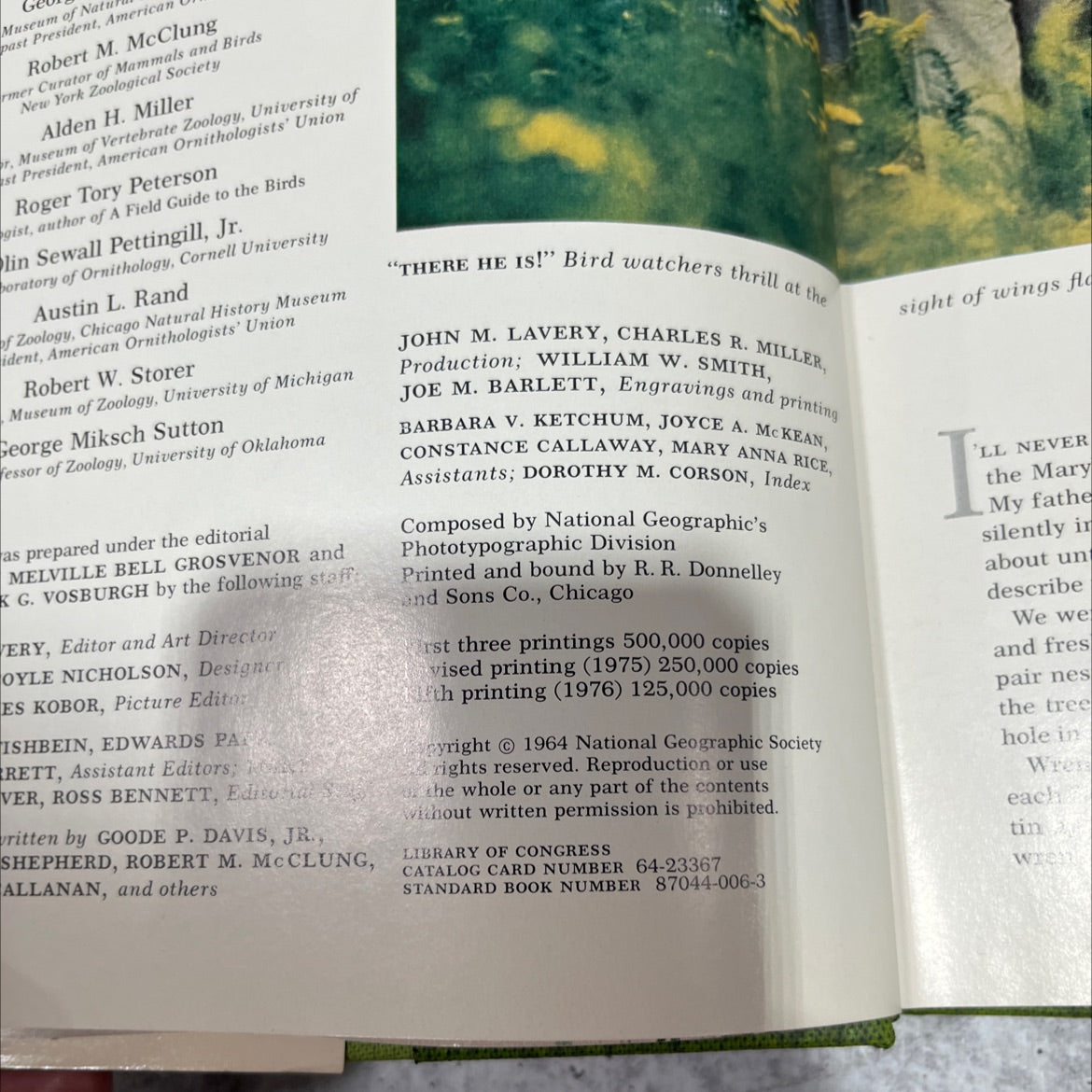 song and garden birds of north america book, by alexander wetmore, 1976 Hardcover image 3