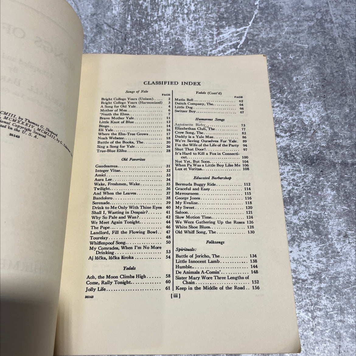 songs of yale book, by marshall bartholomew, 1953 Paperback image 4