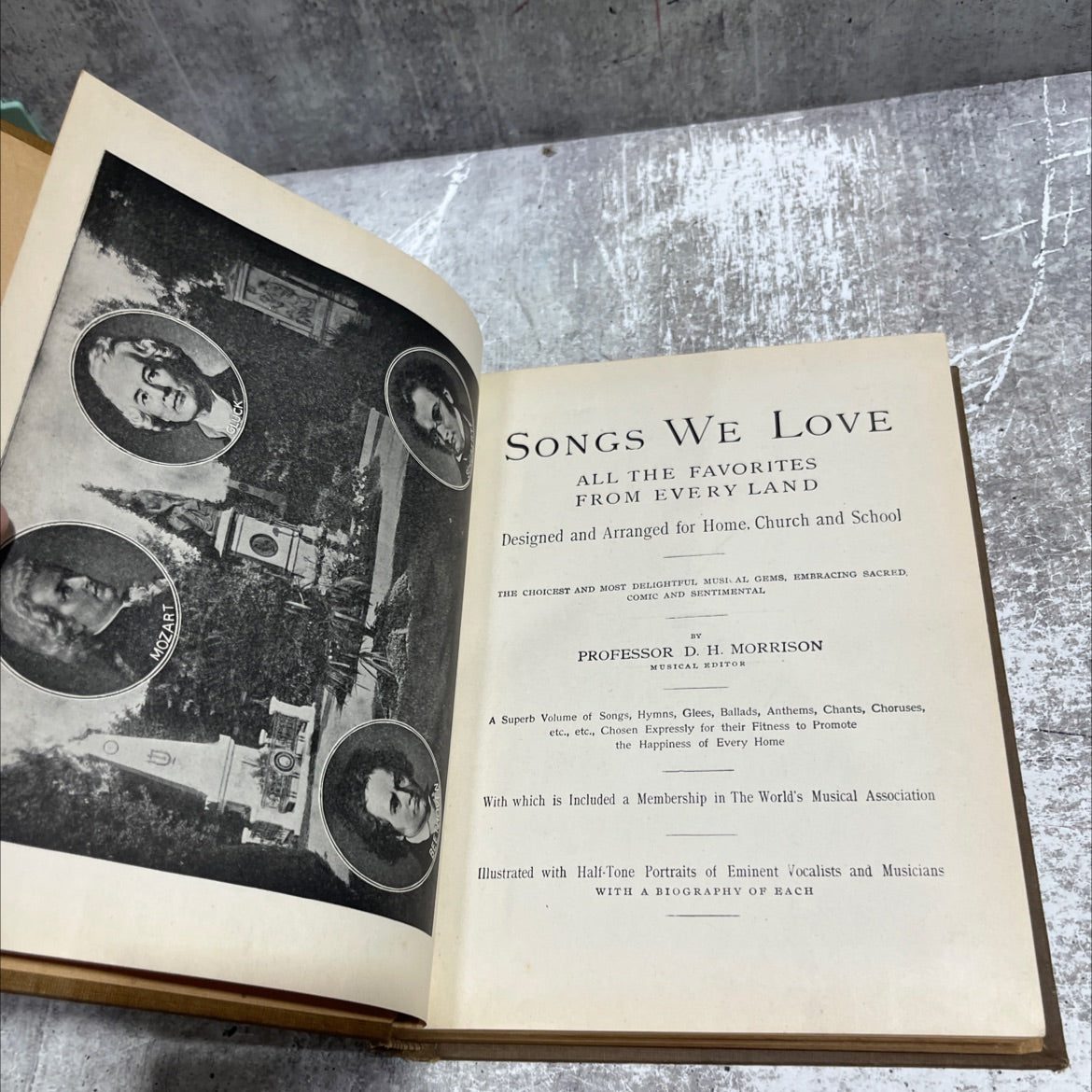 songs we love all the favorites from every land designed and arranged for home church and school book, by professor d. image 2