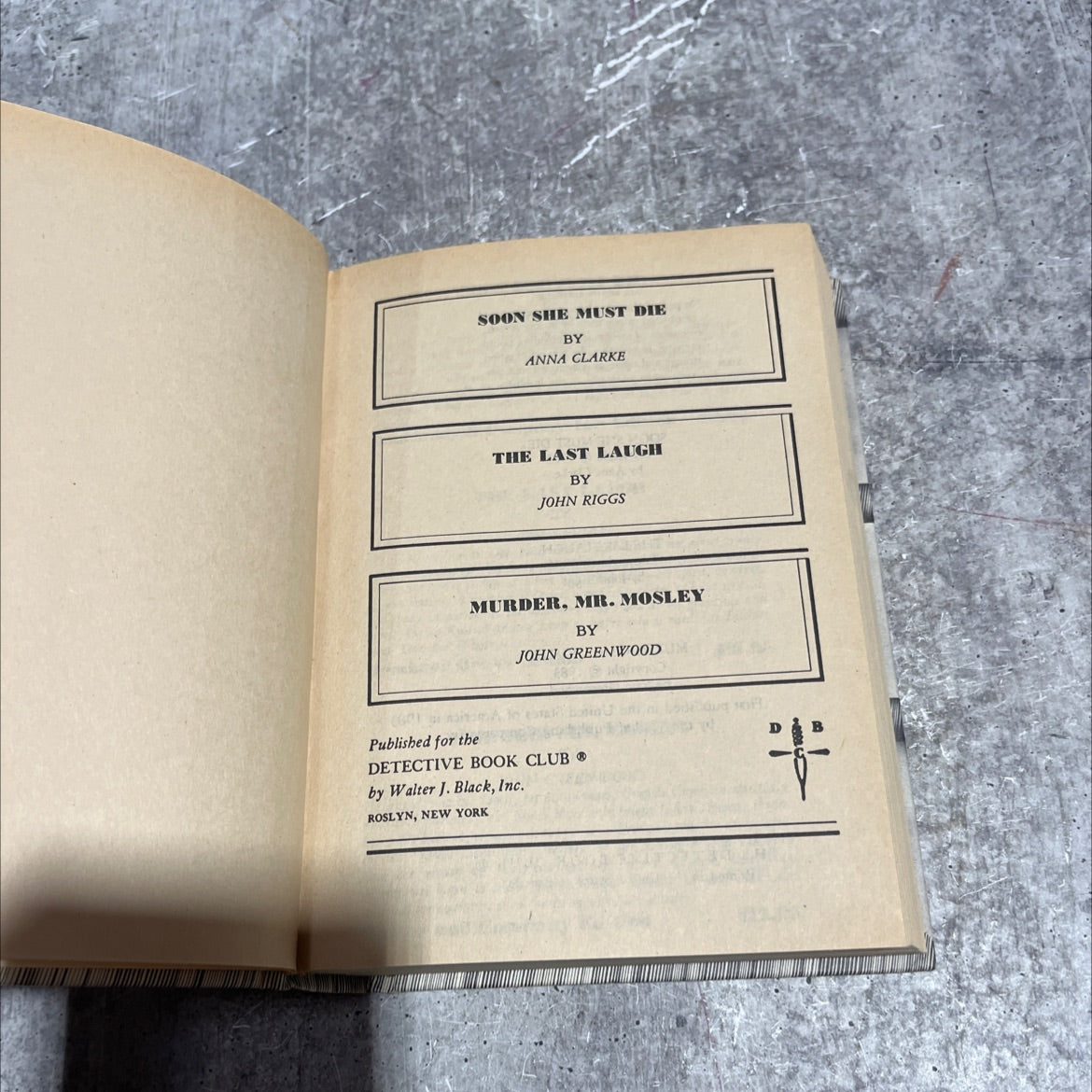 soon she must die book, by anna clarke, 1983 Hardcover image 2