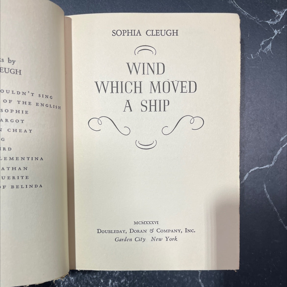 sophia cleugh book, by sophia cleugh, 1936 Hardcover, First Edition, Antique image 2