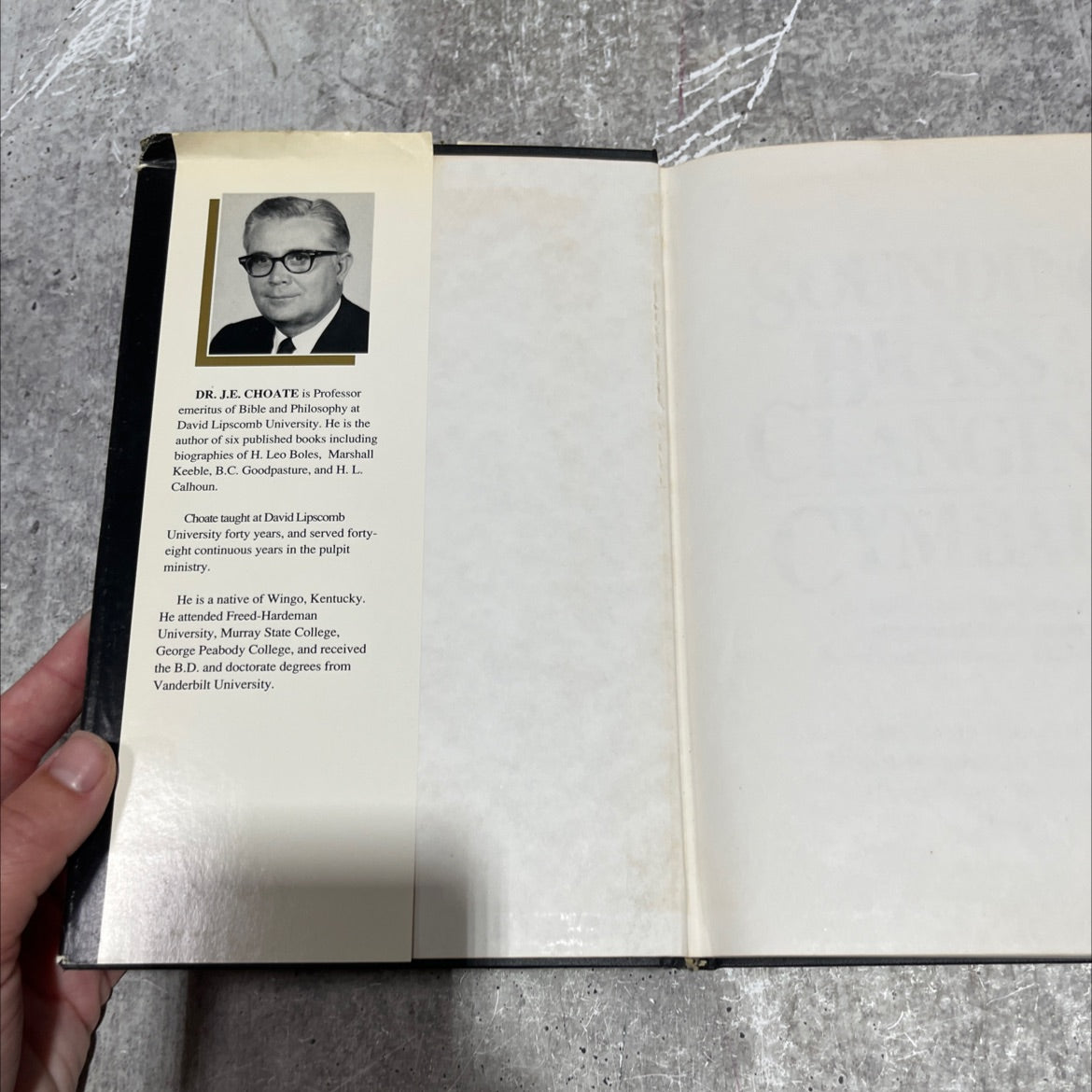 sounding brass clanging cymbals book, by J.E. Choate and William Woodson, 1991 Hardcover image 4