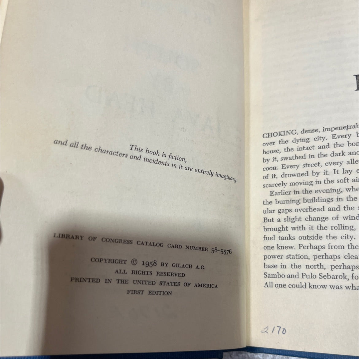 south by java head book, by alistair maclean, 1958 Hardcover image 3