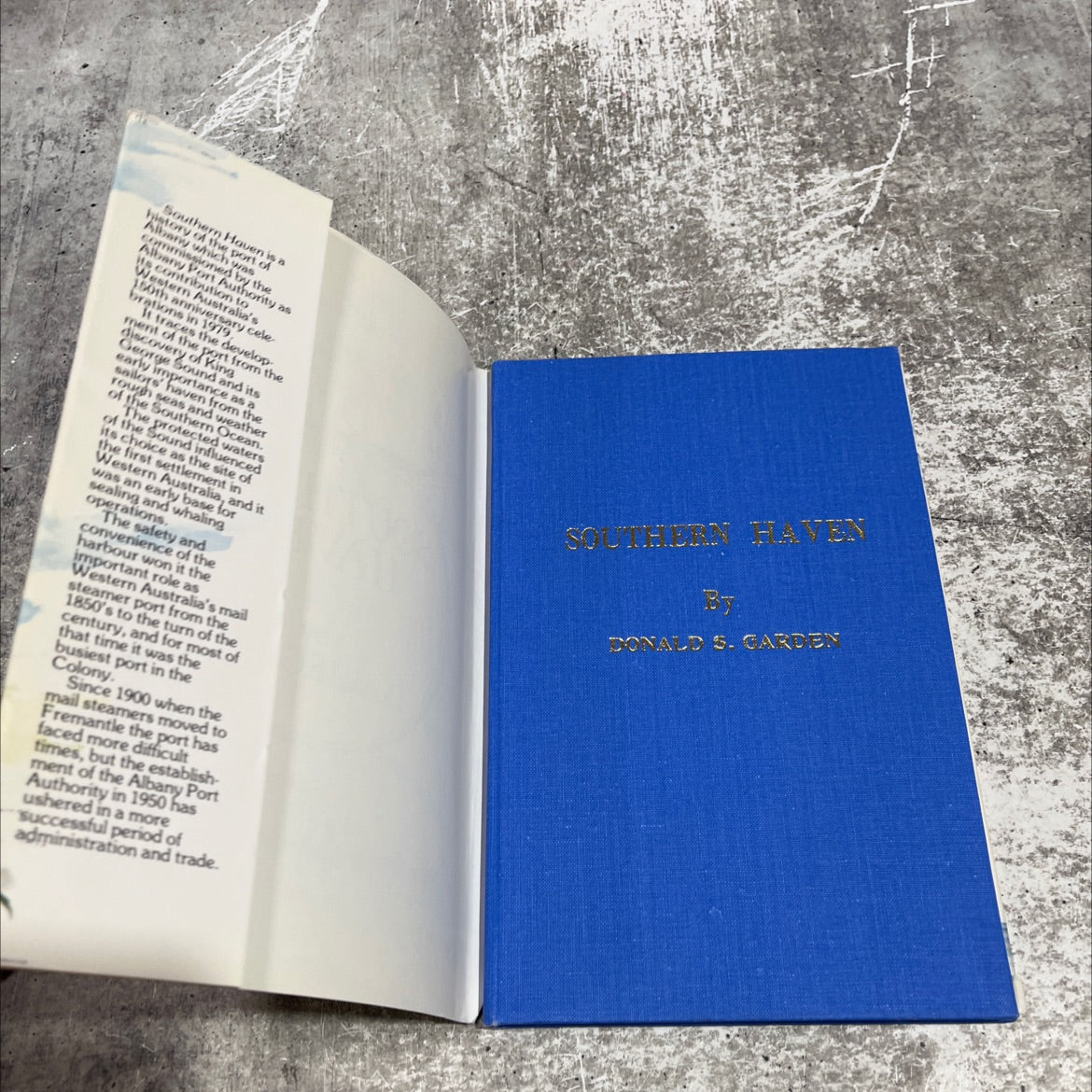 southern haven a history of the port of albany western australia book, by Donald S. Garden, 1978 Hardcover image 4