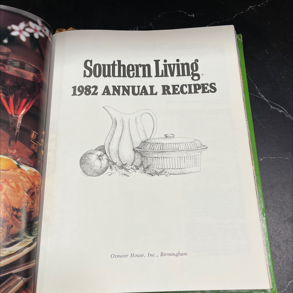 southern living 1982 annual recipes book, by oxmoor house, inc., 1982 Hardcover image 2