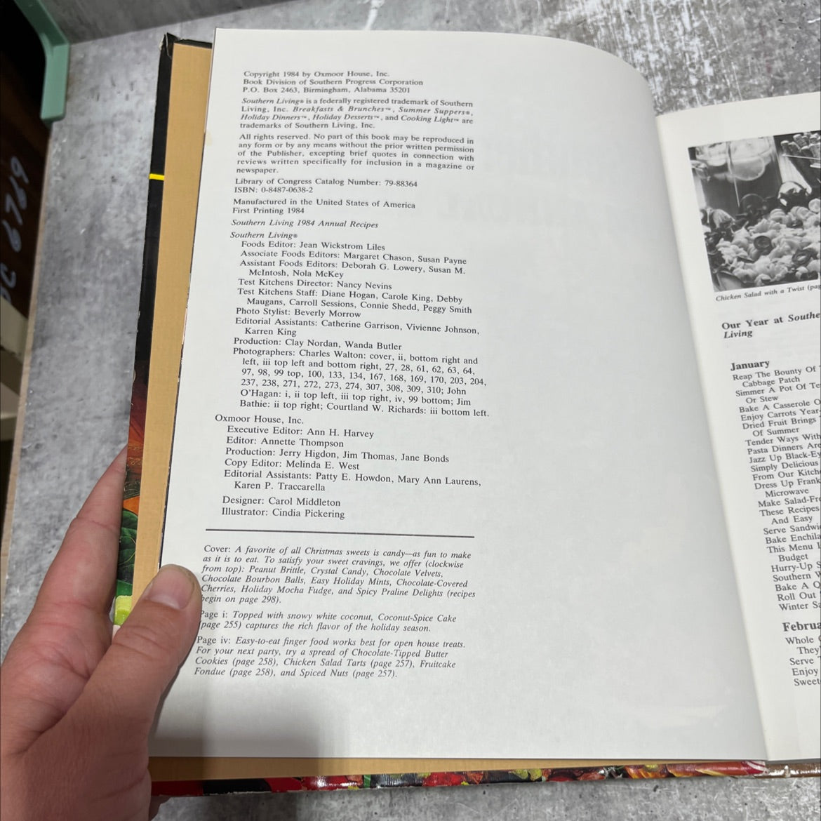 southern living 1984 annual recipes book, by unknown, 1984 Hardcover image 3