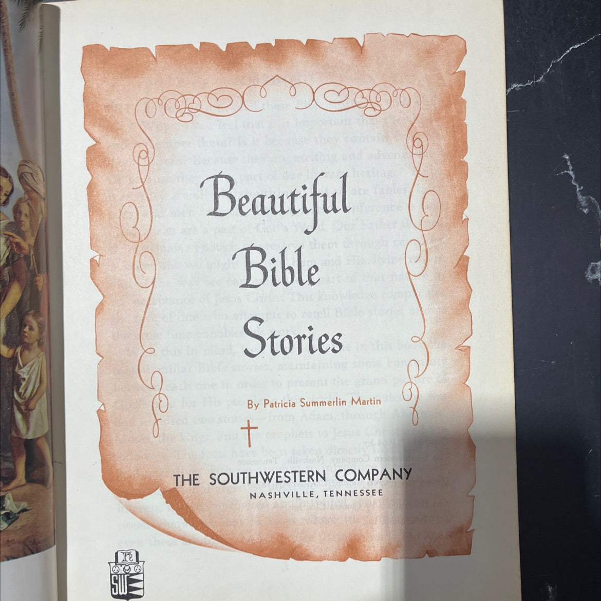 southwest beautiful bible stories book, by Patricia Summerlin Martin, 1964 Hardcover image 2